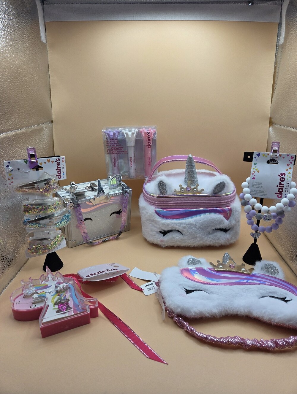 Clairs Club Unicorn Themed Girls Bundle